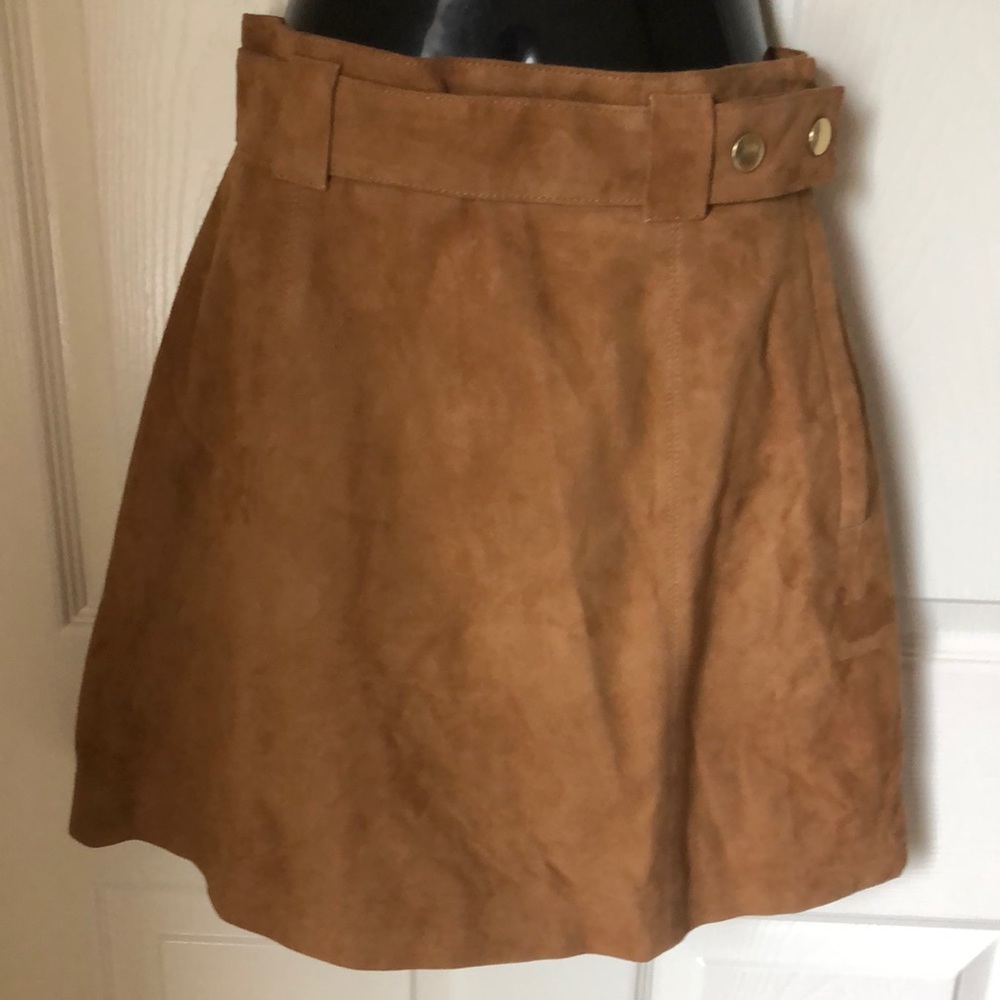 H&M Leather Mini Skirt